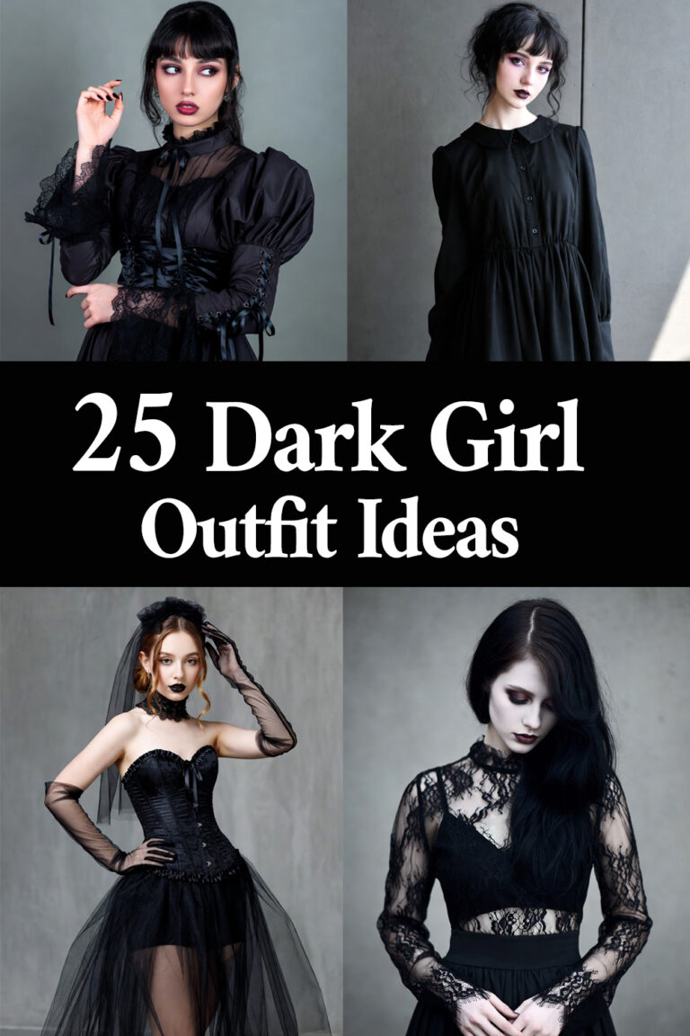 Feminine Gothic Outfit Ideas: Dark & Elegant Looks