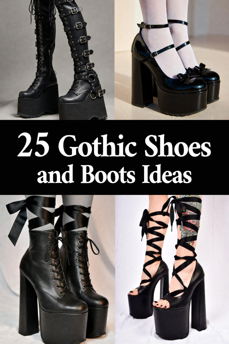 25 Gothic Shoes and Boots Ideas