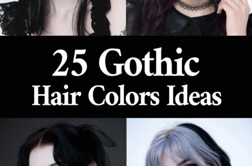 gothic hair colors ideas