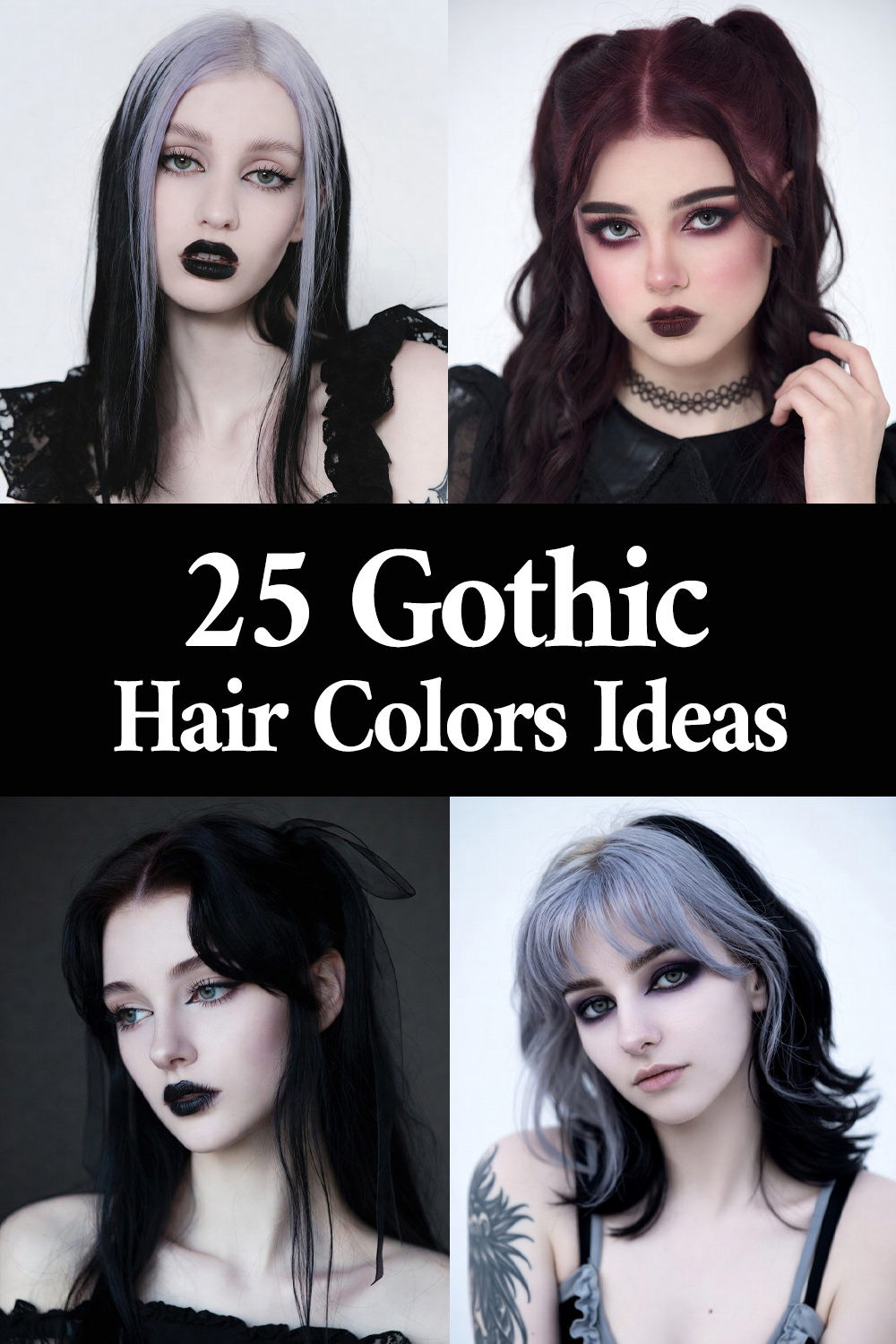 gothic hair colors ideas