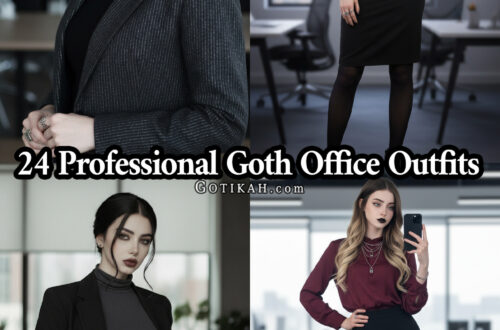 24 Professional Goth Office Outfits