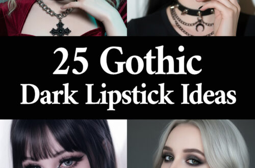 gothic dark lipstick ideas