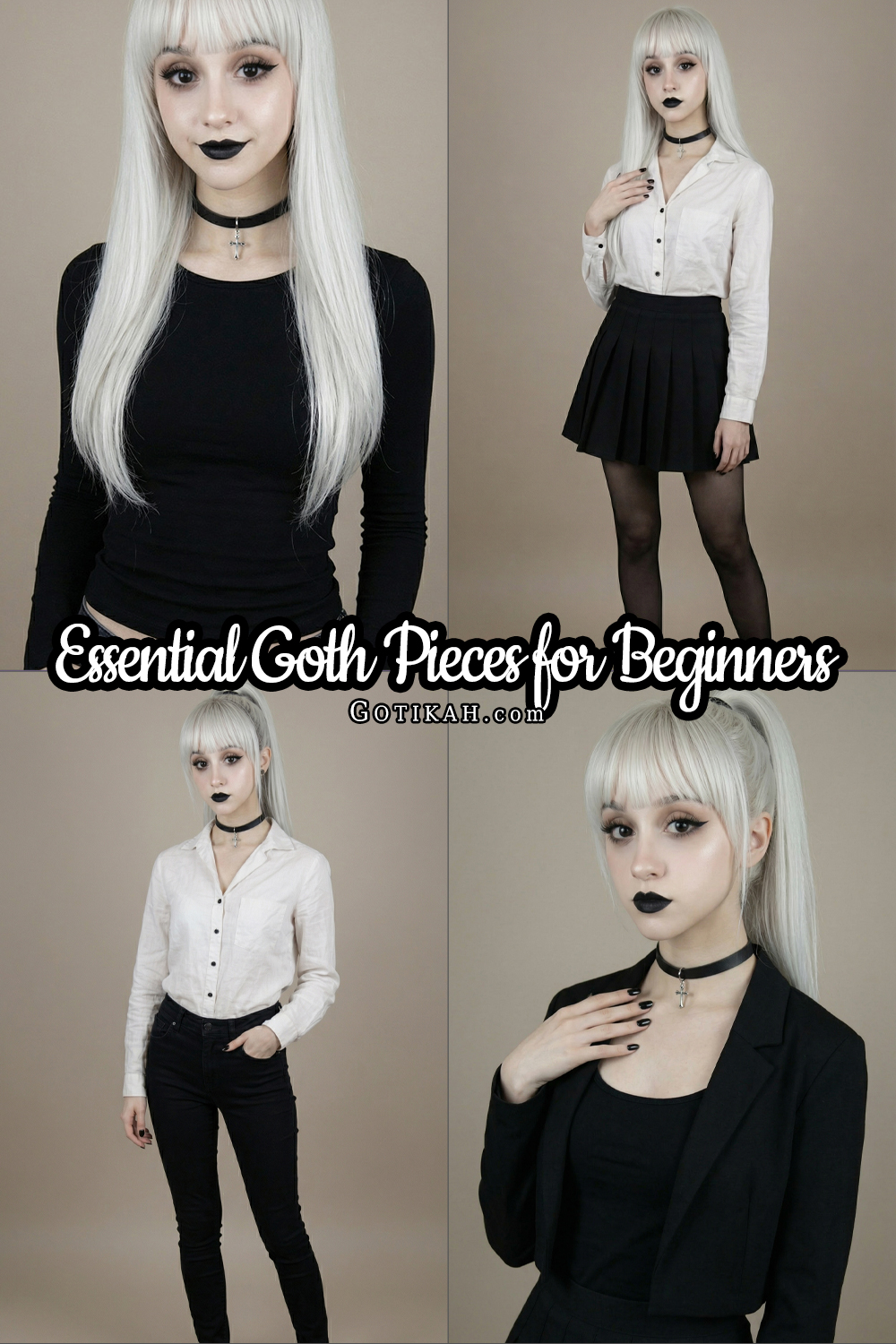 essential goth pieces for beginners